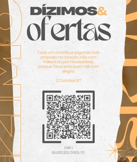 Dízimos e Ofertas - Contribua com alegria