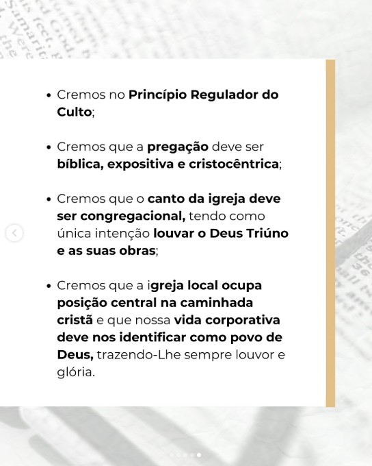 Visão - Primeira Igreja Batista do Sudoeste